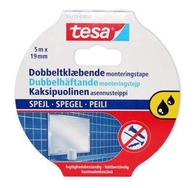 Double Sided Tape Tesa Moisture Resistant 5mx19mm