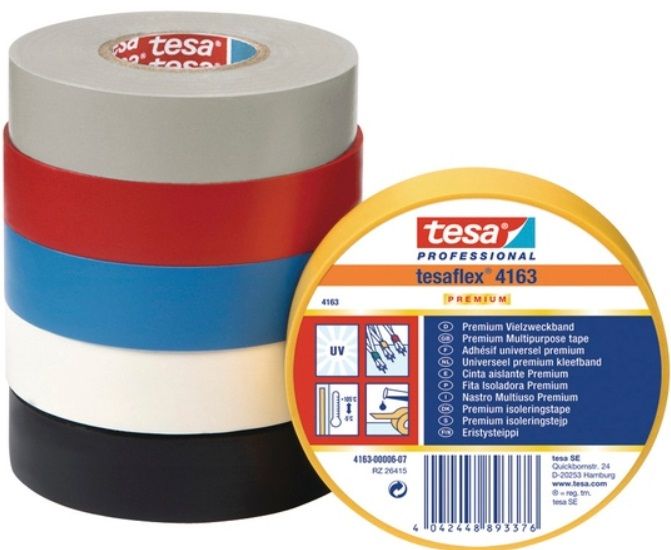 PVC insulating tape Tesa blue 33mx19mm