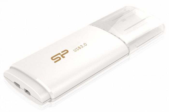 Silicon Power mälupulk 32GB Blaze B06 USB 3.0, valge