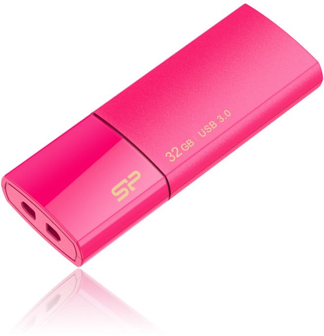 Silicon Power mälupulk 32GB Blaze B05 USB 3.0, roosa