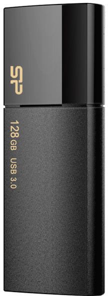 Silicon Power mälupulk 128GB Blaze B05 USB 3.0, must