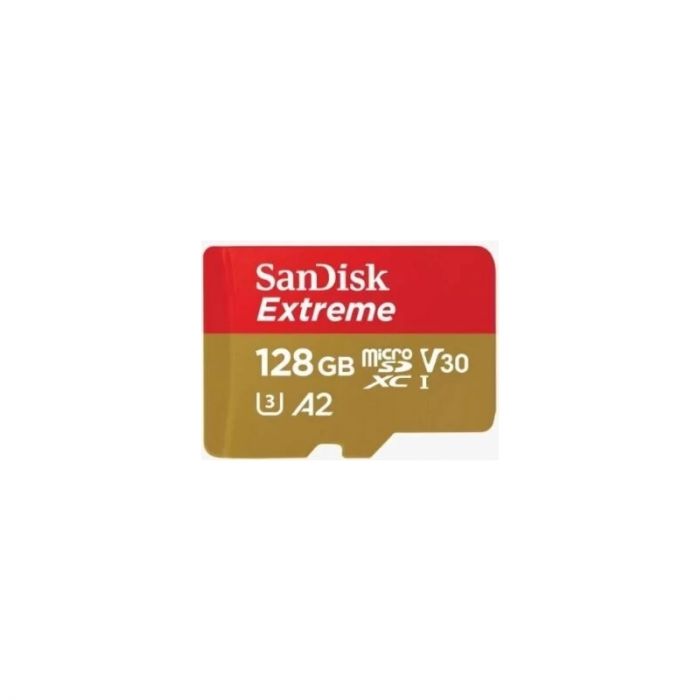 Mälukaart Sandisk microSD Extreme 128GB 190/90 MB/s Class10 / V30 / UHS-I / U3