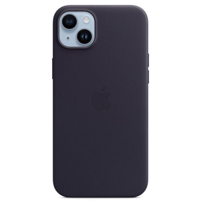 iPhone 14 Plus Leather Case with MagSafe - Ink