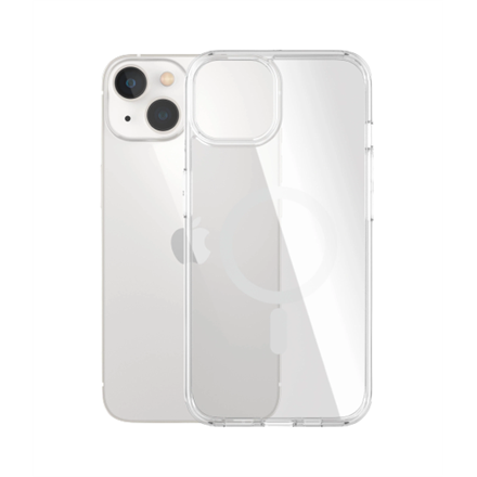 PanzerGlass | HardCase MagSafe Compatible | Back protection | Apple | iPhone 14/13 | 100% Recycled Polyurethane (TPU) | Clear | MagSafe compatible; Military Grade Standard; 100% recycled frame materi