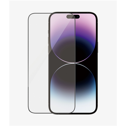 PanzerGlass | Screen protector | Apple | iPhone 14 Pro Max | Glass | Clear | Ultra-Wide Fit; Easy installation; Privacy Filter; Fingerprint resistant | Anti-Reflective