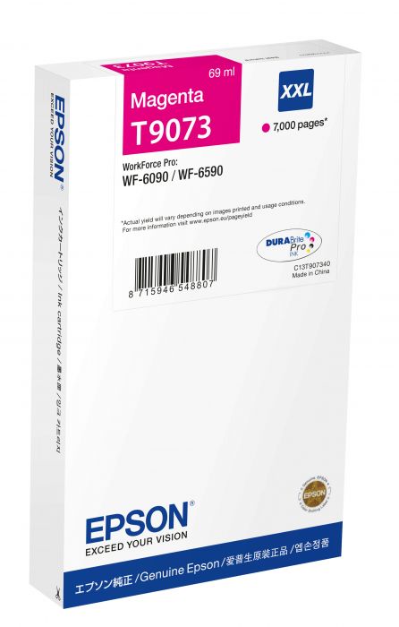 Tint Epson T9073 Magenta XXL 69ml 7000lk WorkForce Pro WF-6590/WF-6090