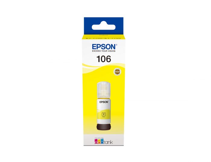 Tint Epson T00R4 106 Yellow/kollane 70ml EcoTank L7160/L7180