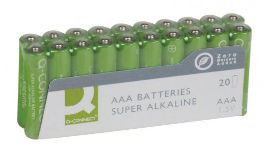 Patareid Q-Connect Super Alkaline AAA LR03, 20 patareid