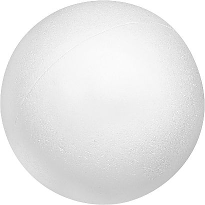 Styrofoam ball set 12cm white, 2pcs
