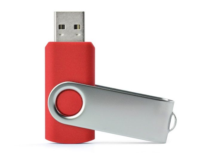 USB mälupulk TWISTER 16 GB punane