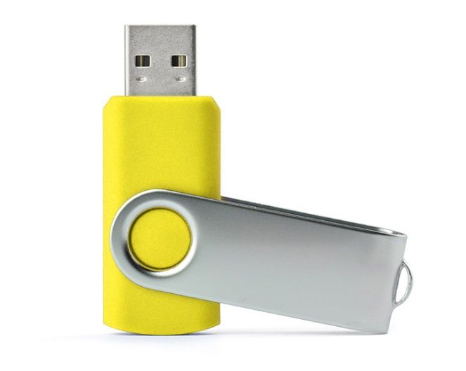 USB flash drive TWISTER 16 GB yellow