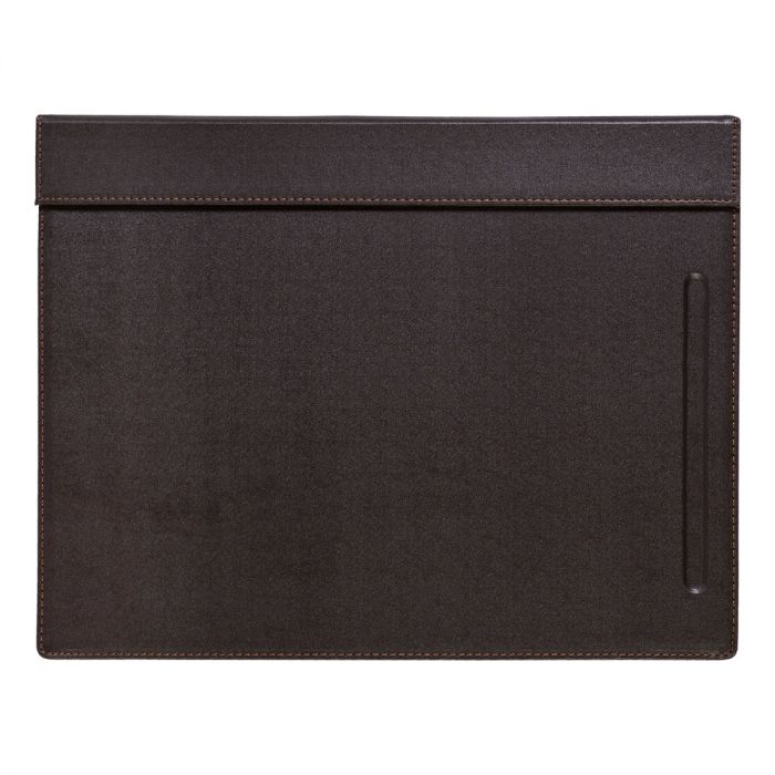 Writing desk mat WALTER 79976, 34x45cm / PU imitation leather, dark brown