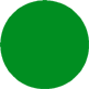 Safety - Safety circle green 10cm sticker (pack of 10)