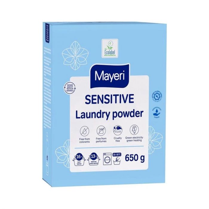 Pesupulber MAYERI Sensitive Universal, 650g