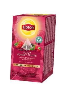 Black tea with Lipton wild berries Juicy Forest Fruits 1.7g * 25pcs / pack (pyramid, foil)