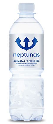 Mineral water NEPTUNAS 0,5l (carbonated, plastic)