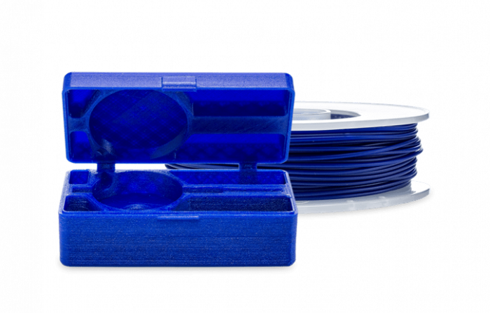 TPU 95A filament for Ultimaker 3D printer, thermoplastic polyester, blue, 2.85mm 750g