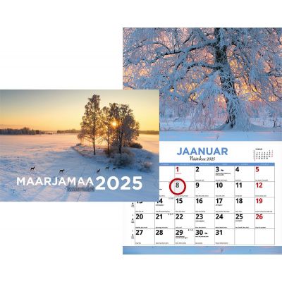 Wall calendar Maarjamaa 290 * 420mm, staple binding