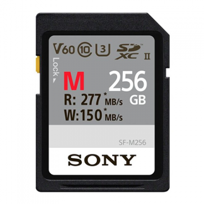 Atminties kortel Sony SDXC Professional 256GB Class 10 UHS-II | Sony | SF-M Series UHS-II SDXC Memory Card | SFG2M | 256 GB | SDXC | Flash memory class 10