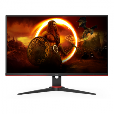 AOC Gaming Monitor 24G2SAE/BK 24 " VA FHD 16:9 4 ms 350 cd/m Black/Red HDMI ports quantity 2 165 Hz