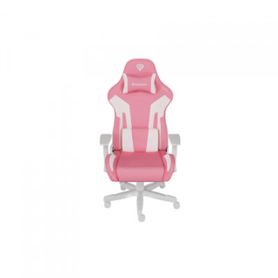 Genesis Gaming Chair Nitro 710 Backrest upholstery material: Eco leather, Seat upholstery material: Eco leather, Base material: Nylon, Castors material: Nylon with CareGlide coating | Pink/White