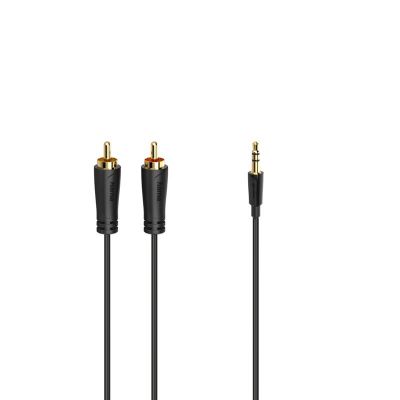 Kaabel Hama 3,5mm- 2 RCA, 1,5m, kullatud