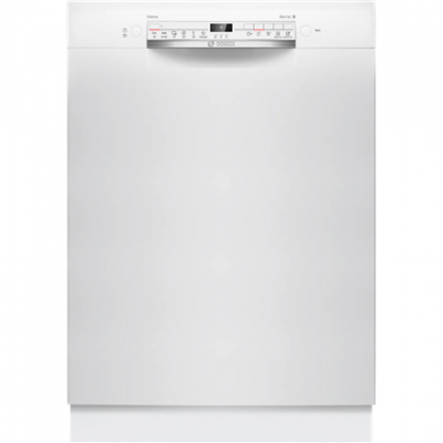 Dishwasher | SMU2ITW00S | Built-under | Width 60 cm | Number of place settings 12 | Number of programs 6 | Energy efficiency class E | Display | AquaStop function | White