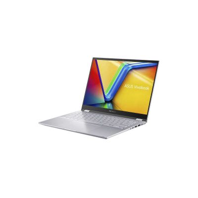 Asus Vivobook S 14 Flip OLED TN3402YA-KN391W | Silver | 14 " | OLED | 2.8K | 2880 x 1800 pixels | AMD Ryzen 5 | 7430U | 16 GB | DDR4 | Solid-state drive capacity 1000 GB | AMD Radeon Graphics | Windo