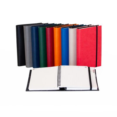 Teacher's diary Maxi Flex Duo (square) 170x225mm, spiral binding, imitation leather covers, rubber strap