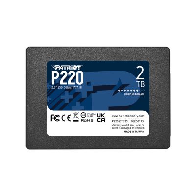 PATRIOT P220 SSD 2TB SATA 550/500MB/s