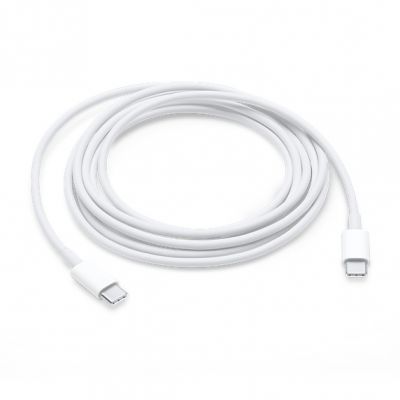USB-kaabel USB-C USB-C 2m Apple, valge, sobib Apple USB-C 20w adapteriga, sobib alates iPhone15, MLL82ZM/A