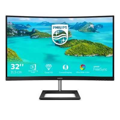 Philips | 325E1C/00 | 31.5 " | VA | QHD | 16:9 | 75 Hz | 4 ms | 2560 x 1440 | 250 cd/m | HDMI ports quantity 1 | Black