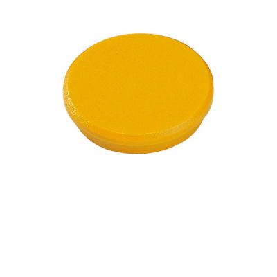 Whiteboard magnets 32mm, yellow, 10 pcs, Dahle