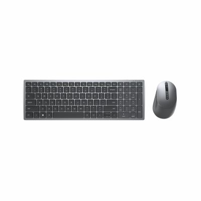 Dell | Keyboard and Mouse | KM7120W | Keyboard and Mouse Set | Wireless | Batteries included | US | Bluetooth | Titan Gray | Numeric keypad | Wireless connection