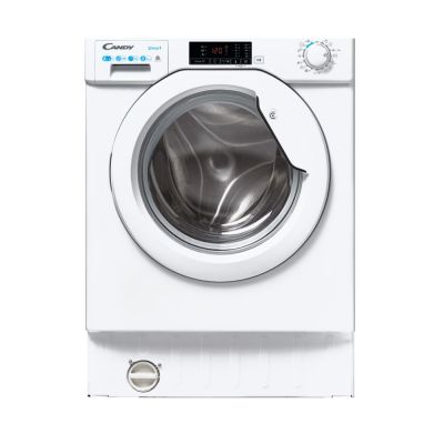Candy | Washing Machine with Dryer | CBD 485D1E/1-S | Energy efficiency class D | Front loading | Washing capacity 8 kg | 1400 RPM | Depth 53 cm | Width 60 cm | 2D | Drying system | Drying capacity 5