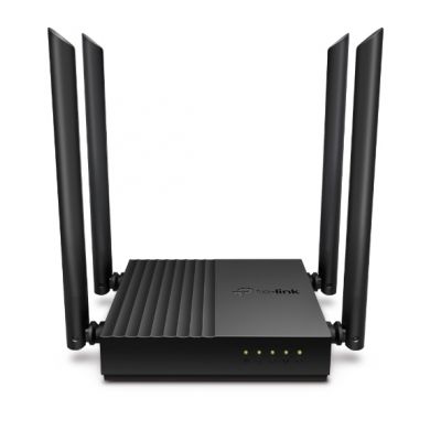 Router TP-LINK AC1200 Wireless MU-MIMO Wi-Fi Router Archer C64 802.11ac, 867+400 Mbit/s, Gigabit LAN (4x RJ-45)