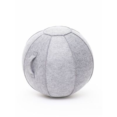 Istumispall/Tasakaalupall Stoo Active Ball D-65cm, käepide/ helehall vilt, kasutaja kasvule kuni 175cm ja kaalule kuni 180kg