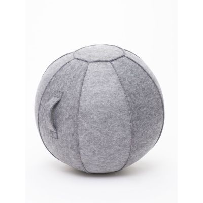 Istumispall/Tasakaalupall Stoo Active Ball D-65cm, käepide/ tumehall vilt, kasutaja kasvule kuni 175cm ja kaalule kuni 180kg