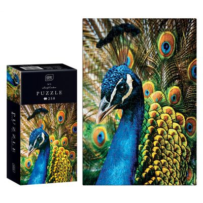 Puzzle 250 pcs Colorful Nature 1 Peacock
