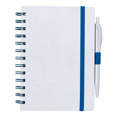 Notebook CIARA 140×180×15 mm 70 lined sheets +ballpoint pen, blue