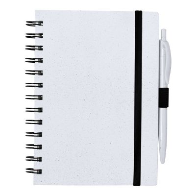 Notebook CIARA 140×180×15 mm 70 lined sheets +ballpoint pen, black