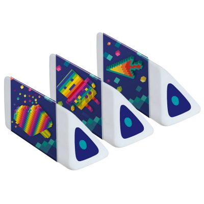 Eraser Pixel Party, Maped, assorted