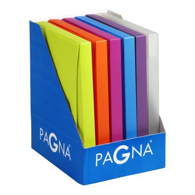 Collection box A4 PP assorted colours, Pagna