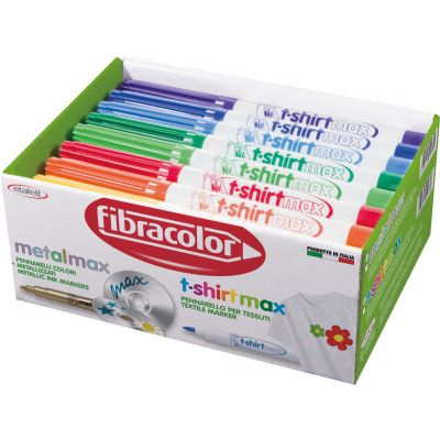 Marker tekstiilile Fibracolor 40 tk 4 x 10 värvi
