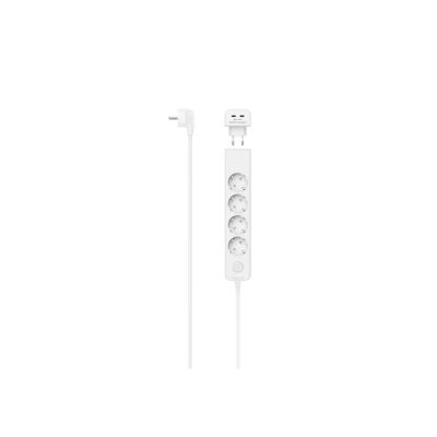 Hama Power Strip, 5-Way, w. 17 W 2-Way USB-C Adapter, Switch, 1.4 m, white